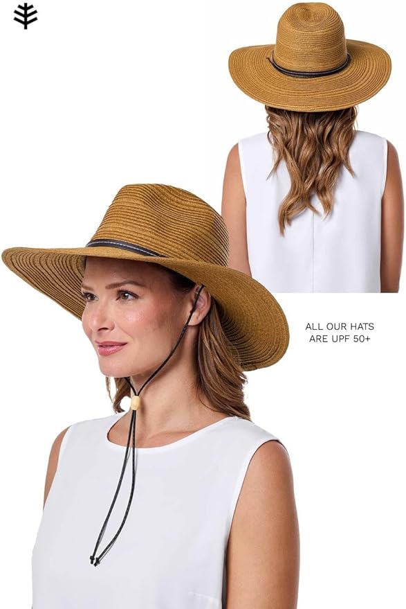 Women's Sun Hat with Chin Cord - UPF 50+ Sun Protection - Tempe