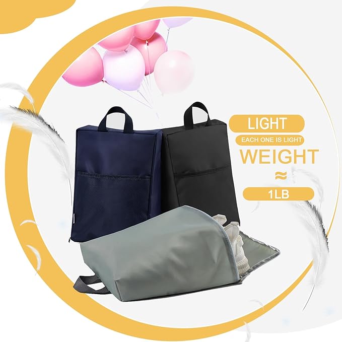 Shoe Bags for Travel Storage Bag Organizer Bags Travel Accessories Must Haves Shoe Organizer Packing Cubes Beach Swim bag Daily Use Storage Travel Essentials Women Men Black