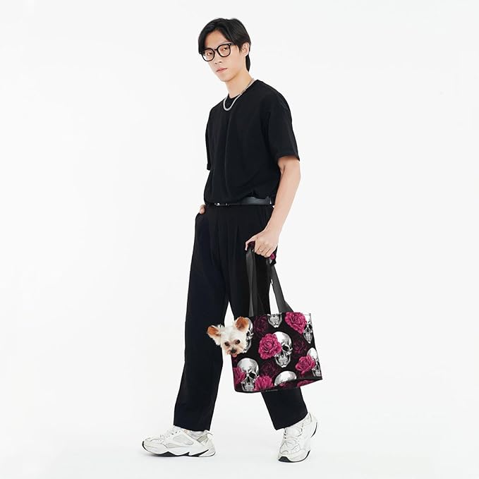 OEDTF Dog Purse Carrier with Safety Buckle, Dog Sling for Puppy and Cats Breathable Waterproof Wear-Resistant Foldable