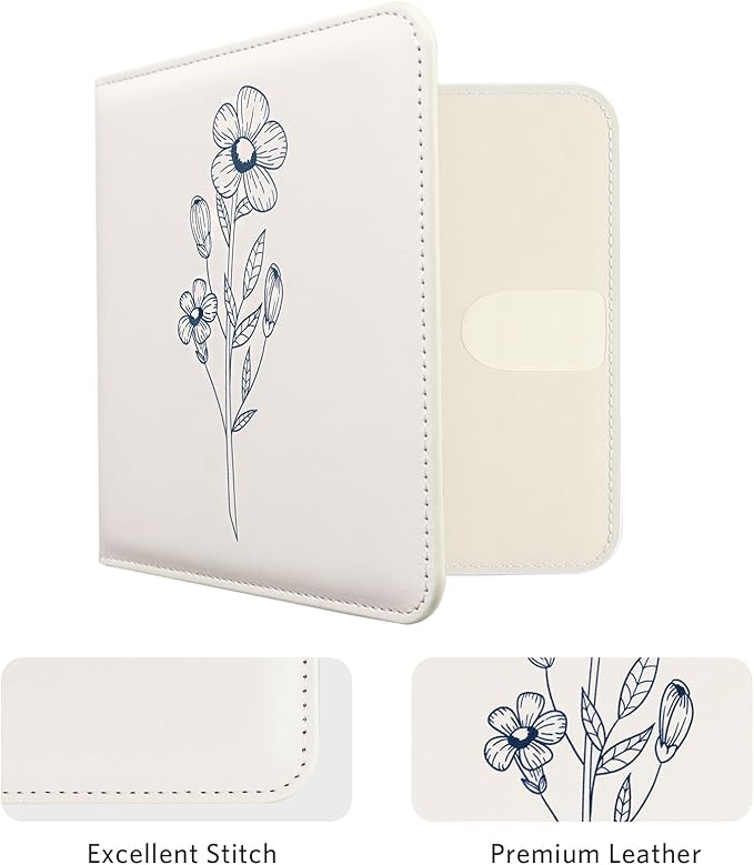 CoBak Car Registration and Insurance Holder - Vehicle Glove Box Car Organizer, Auto Truck Comparment Accessories Case for Essential Document, Driver License, Cards (Orchid)