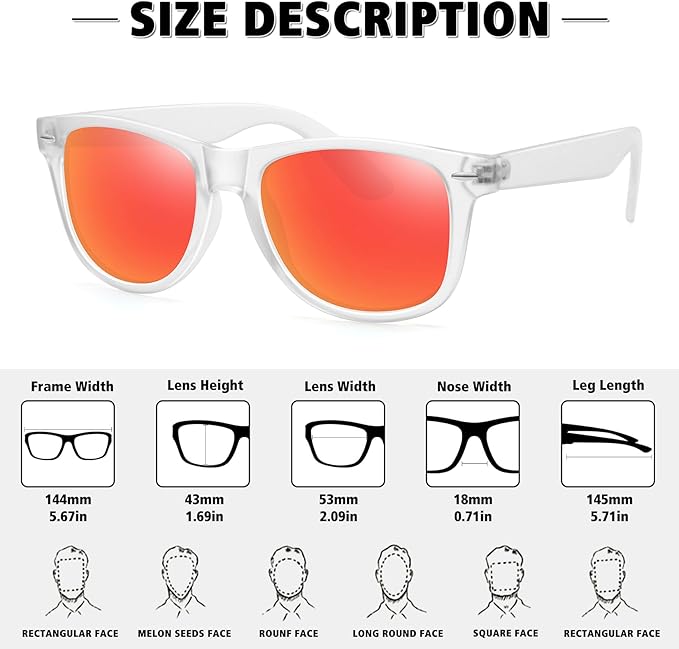 MEETSUN Polarized Sunglasses for Women Men Classic Retro Trendy Driving Sun Glasses UV400 Protection (3 Pack)