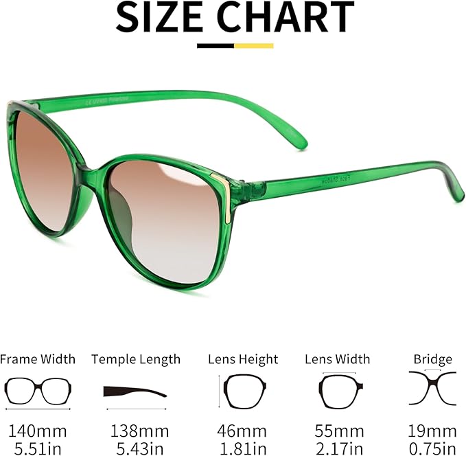 Face Shadow Polarized Sunglasses for Women, Cat Eye Sunglasses for Small Face Ladies Ultralight UV400 Protection