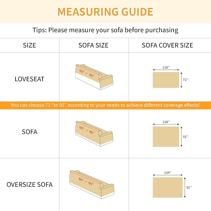 Deep Dream Cat-Scratch Resistant Couch Cover, Waterproof Sofa Cover for 3 Cushion Couch Washable,Pet Friendly Couch Protectors Anti Slip Thickened Love Seat Slipcovers for Dogs, 71" x 118",Light Grey
