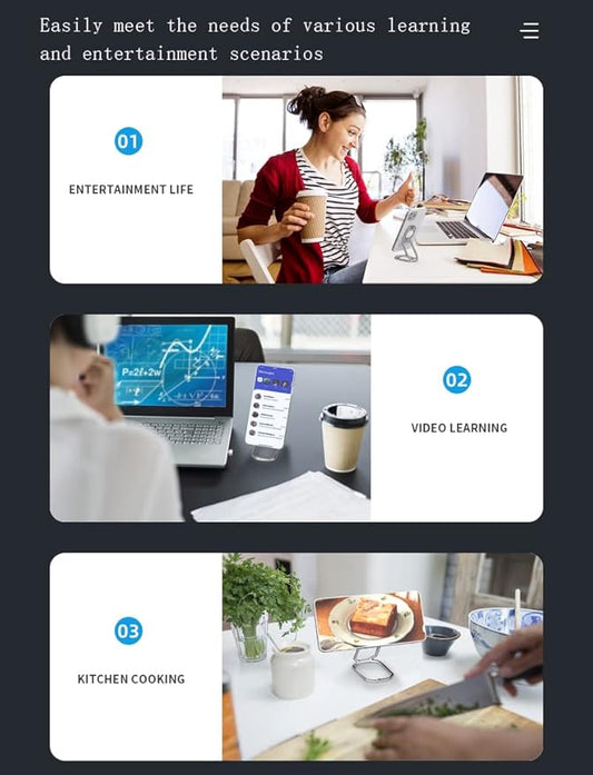 Phone Ring Holder Metal Kickstand 360° Foldable Swivel Cell Phone Finger Grip Stand Phone Back Grip for Magnetic Car Mount Compatible with iPhone iPad Smartphones Tablet