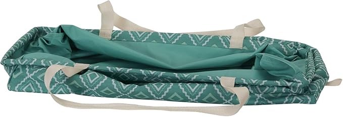 Household Essentials Teal Diamond Krush Container All-Purpose Utility Tote