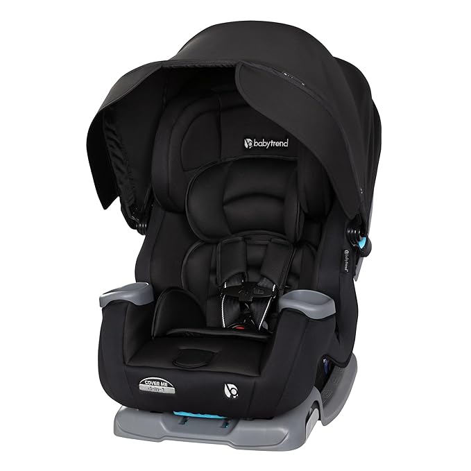 Baby Trend Cover Me™ 4-in-1 Convertible Car Seat, Midnight Black