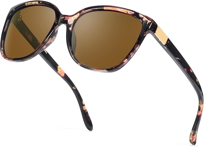 FIMILU Polarized Sunglasses for Women, Trendy Fashion Sun Glasses Square Retro Glasses UV Protection for Daily Outdoor 2pack