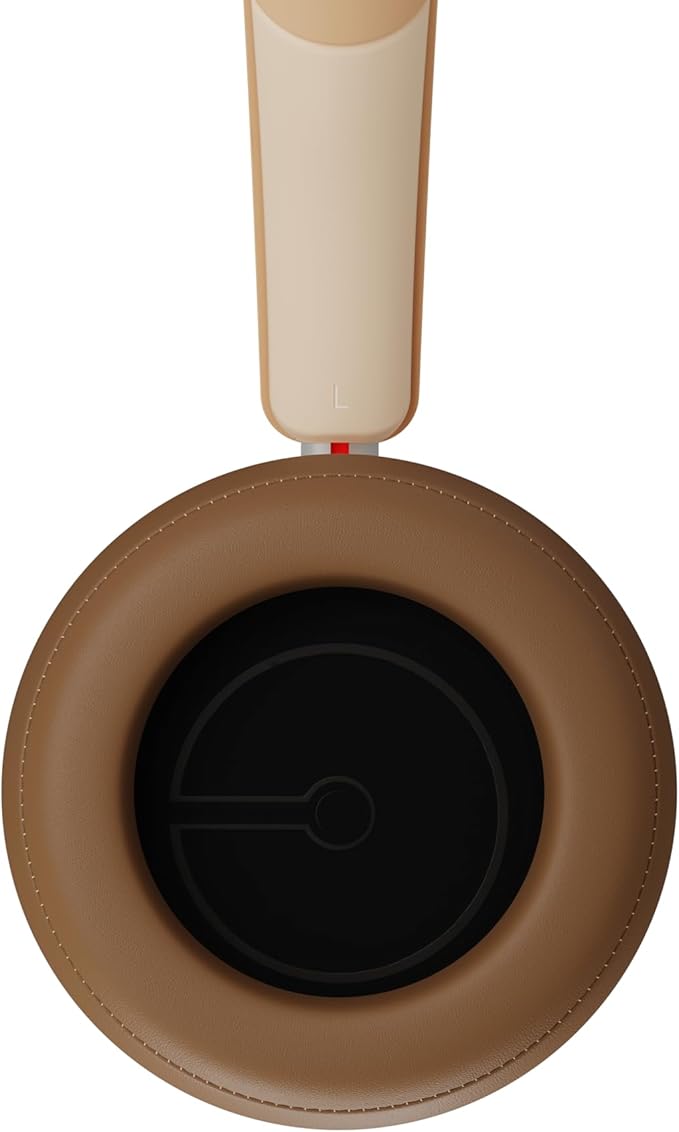 DALI IO-8 Over-The-Ear Wireless/Wired Hi-Fi Headphones with ANC, Bluetooth AptX & Patented SMC Driver Technology, 35 Hours Battery Life (Caramel White)