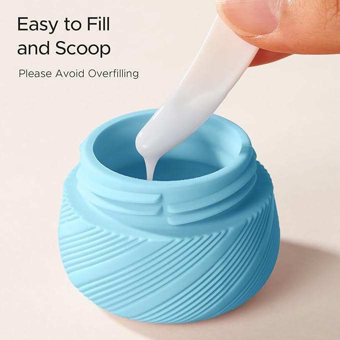 LitBear 23 Pack TSA Approved Travel Bottles for Toiletries, Leak Proof Refillable Travel Size Containers Kit with Silicone Squeezable Bottles Jars for Shampoo Lotion Conditioner, in Clear Bag, Blue