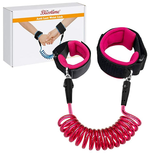 Blisstime Anti Lost Wrist Link Safety Wrist Link for Toddlers, Babies & Kids