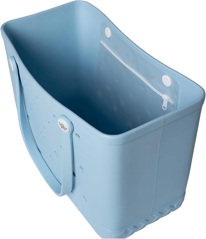 Sunnies Beach Bag - Large Tote Bag for Beach, Pool, & Travel - Lightweight, Waterproof, & Easy-to-Clean - Stylish Summer Bag