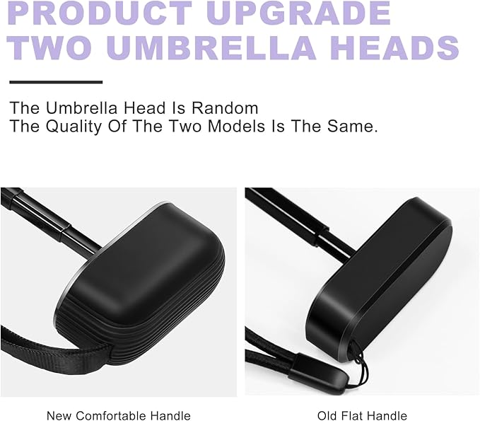 LEAGERA Mini Umbrella - Compact, Waterproof Travel Umbrella for Light Rain, Suitable for Women's Purse and Pocket