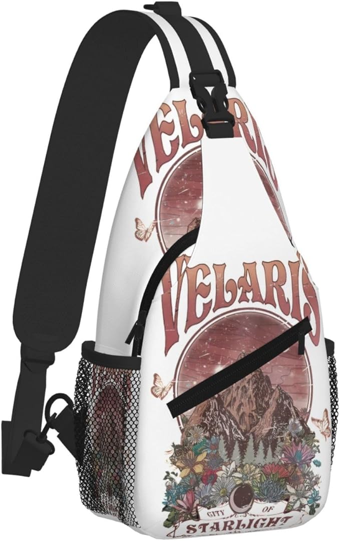 Velaris City Of Starlight Crossbody Bag Trendy Sling Bag Bakpack Casual Chest Bags Daypack For Hiking Walking Travel Running(4)