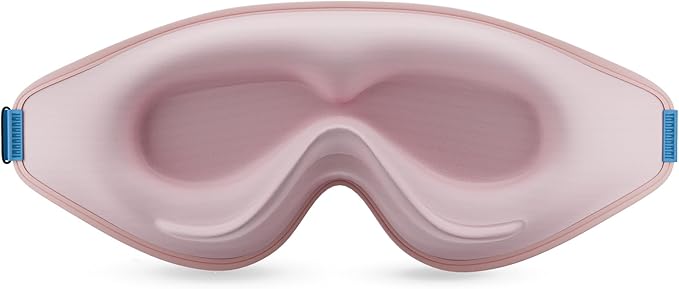 MyHalos® Sleep Mask - Eye Masks for Sleep - 100% Blackout Sleeping Mask for Women, Men & Side Sleepers - 3D Sleeping Eye Mask for Zero Pressure - Award Winning Design, Eyelash Friendly & Breathable