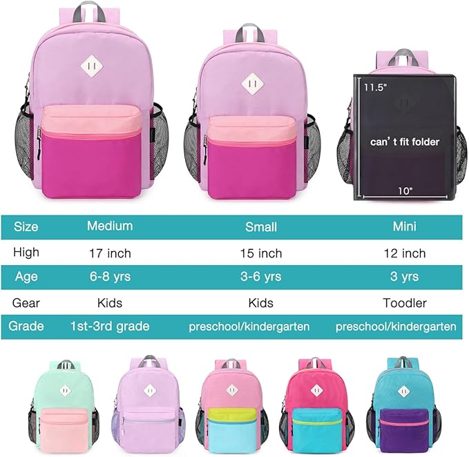 STEAMEDBUN Kids Backpack for Girls,Kindergarten Backpack for Toddler Girls Age 3-6