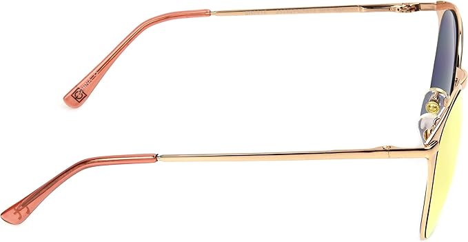 Foster Grant Womens Elsie Sunglasses, Rose Gold, 56mm US