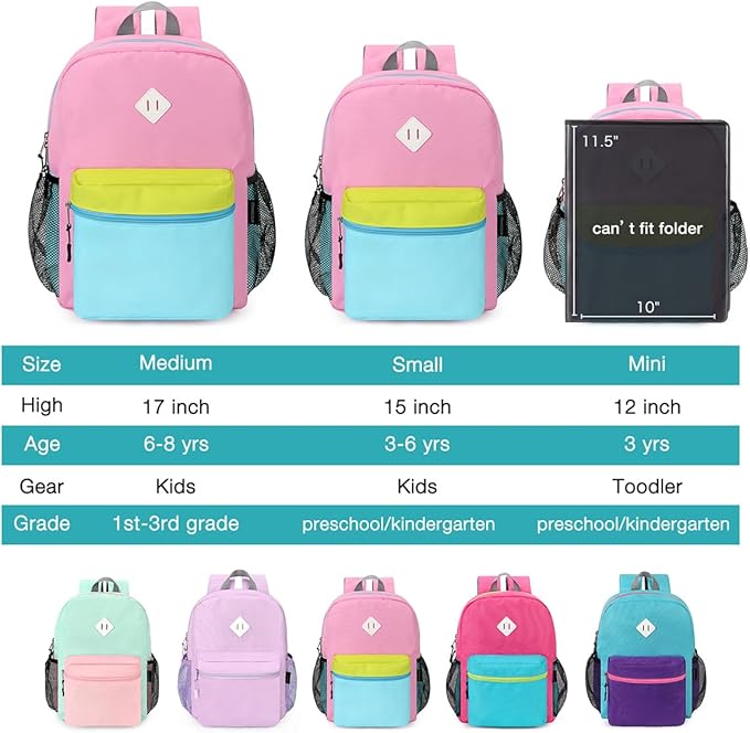STEAMEDBUN Kids Backpack for Girls,Kindergarten Backpack for Toddler Girls Age 3-6