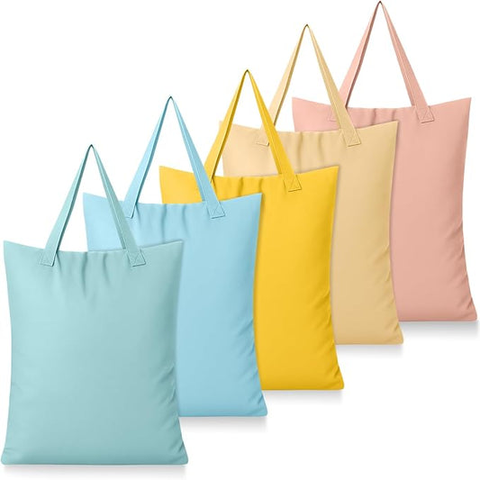 SATINIOR 5 Pcs Large Travel Laundry Bags with Handle Waterproof Washable Dirty Clothes Bags