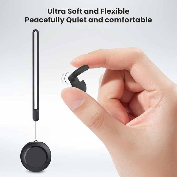 Earplugs for Sleeping,Noise Reduction Soft Silicone Ear plugs with 7 Pairs Ear tips&One Connection Cord,Hearing Protection Reusable Earplugs for Sleeping,Concert,Work&Sound Reduction 25dB-30db
