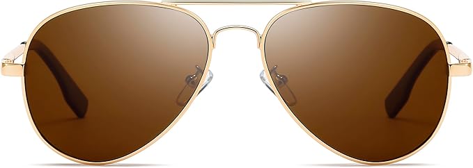SUNGAIT Classic Aviator Sunglasses for Men Women Polarized UV400 Protection Vintage Retro Chic