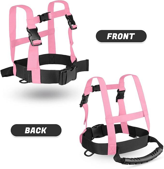 Odoland Kids Ski Snowboard Training Harness Toddler Skiing Harness with Removable Leash Speed Control Teaching for Beginners