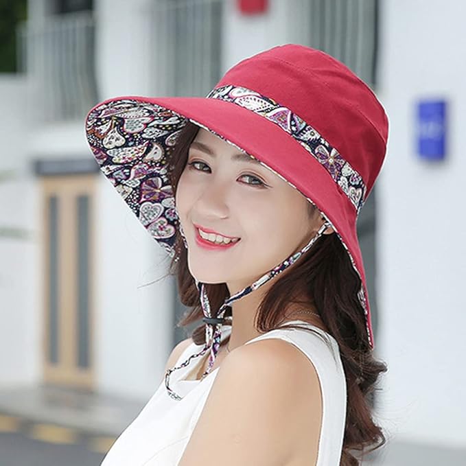 Outdoor UV Sun Protection Waterproof Breathable Face Neck Flap Cover Folding Sun Hat for Men/Women