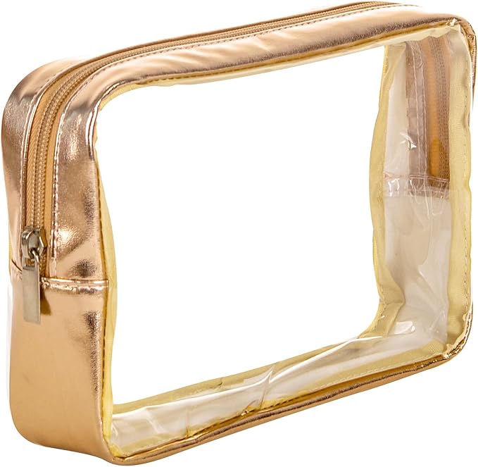 TSA Approved 5-Piece Diaper Bag Organizer Pouch Set Clear Waterproof TPU Kids Toiletry Storage Set Travel Packing Clutch Cube Bags for Baby Nursing