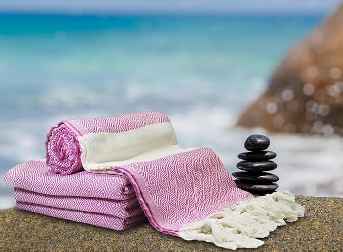 Personalized Beach Towel, Beach Bachelorette, Bridesmaid Gifts, Girls Trip, Wedding Gifts, Home Decor, Bridal Party, Beach Towel (Hot Pink)