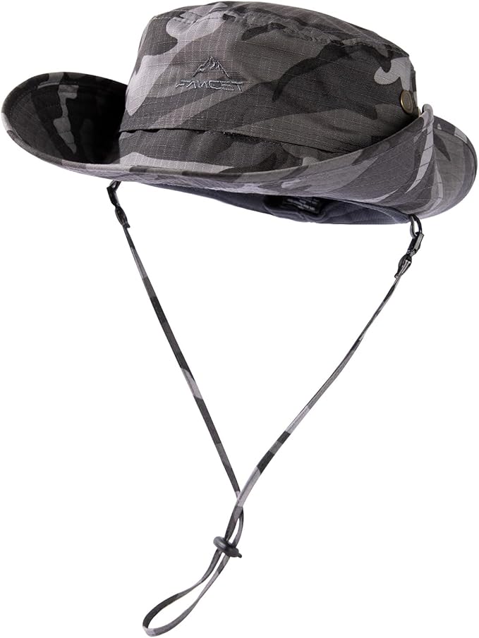 Oversize XL XXL Large Wide Brim Waterproof UPF 50+ Bucket Sun Summer Travel Fishing Hiking Fisherman Hat Detachable Chin