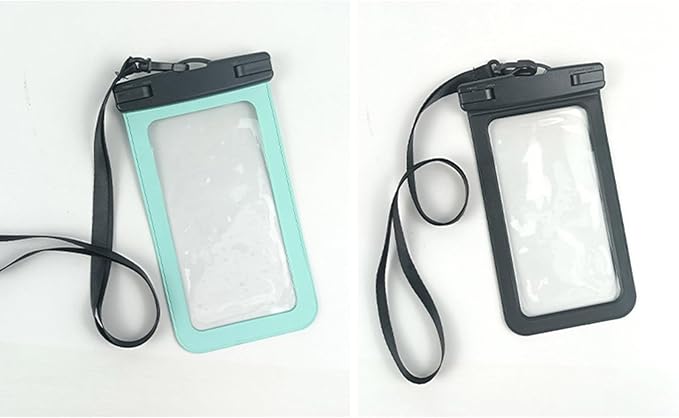 Underwater Protective Pouch Diving Case with Lanyard Transparent Phone Dry Bag for Swiming Beach Surfing Camping Hiking Protective Cover