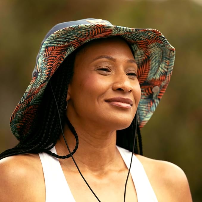 MISSION Cooling Bucket Hat - Unisex Wide-Brim Hat for Men & Women - Lightweight, Foldable & Durable - Cools Up to 2 Hours