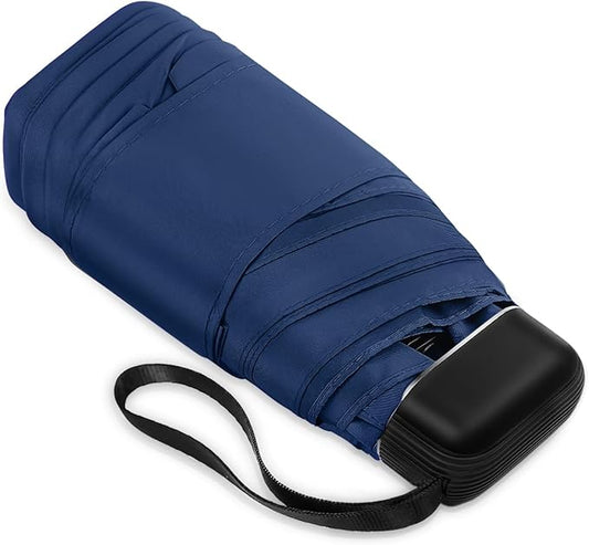 LEAGERA Mini Umbrella - Compact, Waterproof Travel Umbrella for Light Rain, Suitable for Women's Purse and Pocket