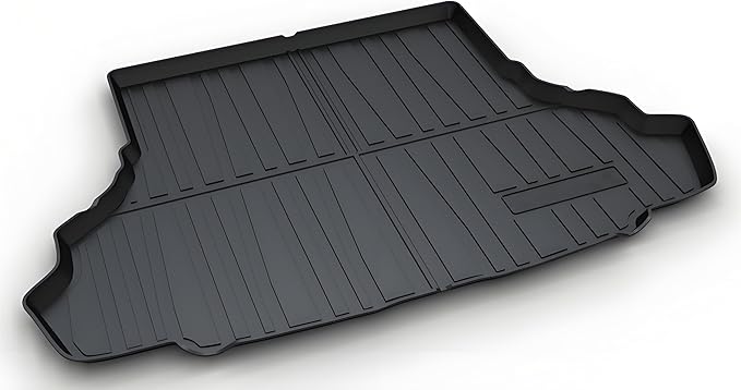Mustang Cargo Mat - All-Weather 3D Custom-Fit Trunk Tray Floor Mat Compatible with 2015-2025 Ford Mustang Coupe without subwoofer (Not for Mach-E) ，Waterproof Non-Slip Durable Odorless TPO Accessories