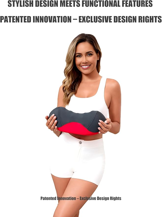 Bespilow Patented Dual-Layer Cervical Neck Roll Pillow-Comfort Top + Firm Memory Foam Base,Ergonomic Contour Support,Cooling Breathable Case- Relieves Neck Pain from Office,Travel,Sleep& Poor Posture