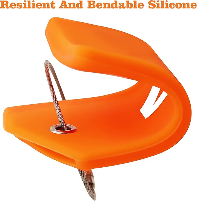 Gostwo 2 Pack Silicone Luggage Tags for Suitcases, 26 Initial Letter Baggage Labels Handbag School Bag Suitcase Instrument Tag with Stainless Steel Loop(Orange)(Letter A)