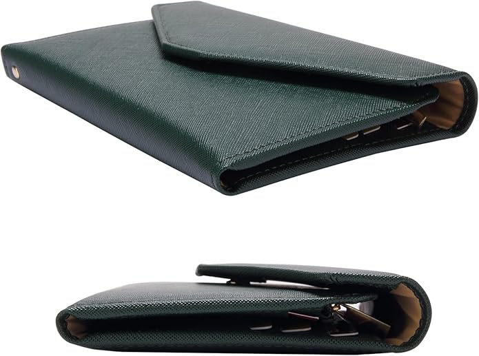 Vintage Style Genuine Leather Unisex RFID Blocking Passport Holder Travel Organizer