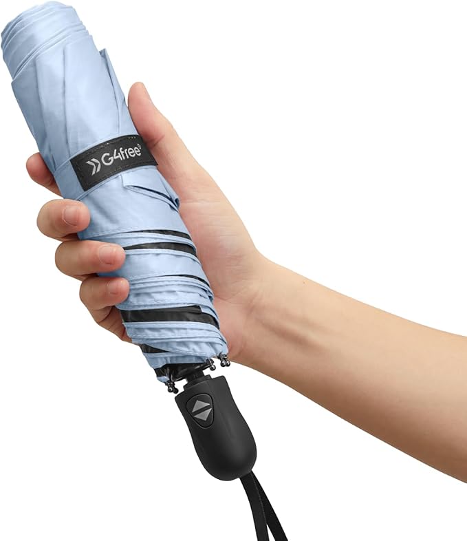 G4Free Mini Ultralight Umbrella UPF 50+ UV Protection Compact Lightweight Travel Umbrella Super Slim Small Portable Automatic Open and Close,40 Inch