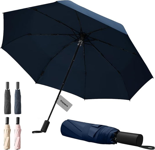Compact Travel Umbrella, Small Pocket Mini Umbrella for Purse Wallet, UV Sun Rain Umbrellas for Backpack, Portable Folding Umbrellas for Women Kids