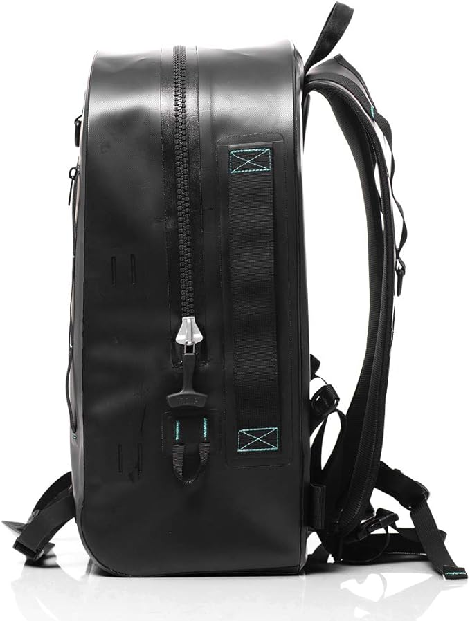 BOTE Highwater Backpack Waterproof Outdoor Zipper Dry Bag 28 Liter Capacity Molle Straps Fully Submersible Watersports Kayaking Fishing Hunting Boating