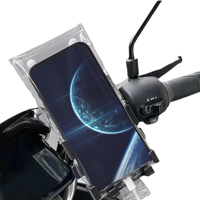 Motorcycle Tank Bag, Magnetic Phone Holder, Waterproof Transparent Bag Pouch, Case Cellphone Dry Beach