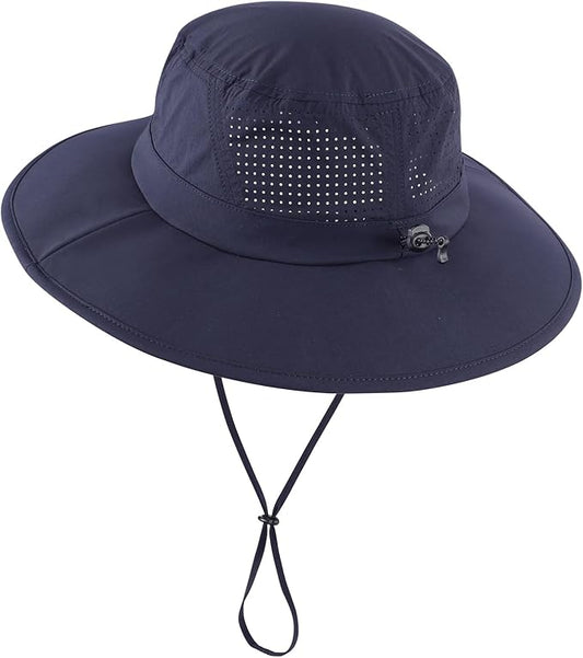 Home Prefer UPF 50+ Sun Hats for Men Women Foldable Wide Brim Fishing Hat Quick Dry Summer Outdoor Garden Safari Bucket Hat