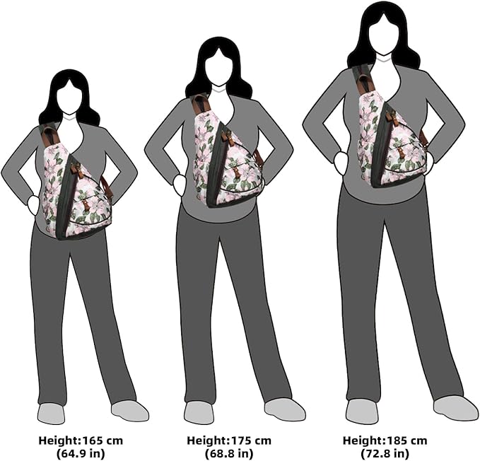 KL928 Canvas Sling Bag - Small Crossbody Backpack Shoulder Casual Daypack Rucksack for Men Women(Large Version)