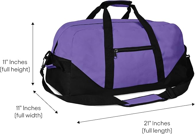 21" Large Duffle Bag with Adjustable Strap