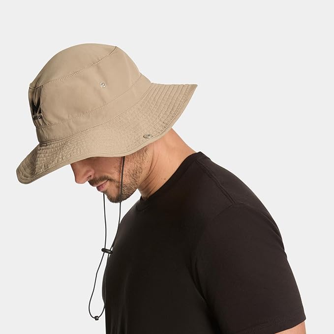 MISSION Cooling Bucket Hat - Unisex Wide-Brim Hat for Men & Women - Lightweight, Foldable & Durable - Cools Up to 2 Hours