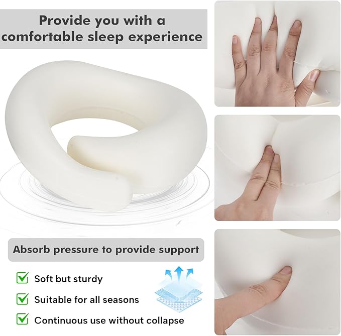 New Travel Pillow, Travel Pillows for Airplanes, Travel Neck Pillow, Travel Pillow, Travel Pillow Neck Pillow for Traveling Suitable for Airplanes,Offices and Cars