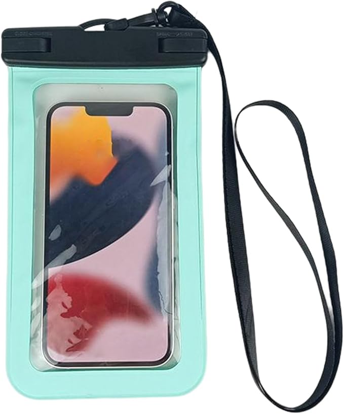 Underwater Protective Pouch Diving Case with Lanyard Transparent Phone Dry Bag for Swiming Beach Surfing Camping Hiking Protective Cover