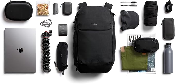 Bellroy Venture Ready Pack (20 liter backpack with laptop sleeve, for travel, commuting and urban adventuring) - Black