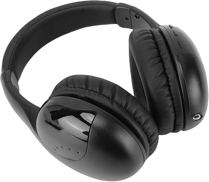 TV Wireless Headphones BT Headset Dual Mode Overear Headphones for Phone Computer DVD with Microphone for Clear Communication