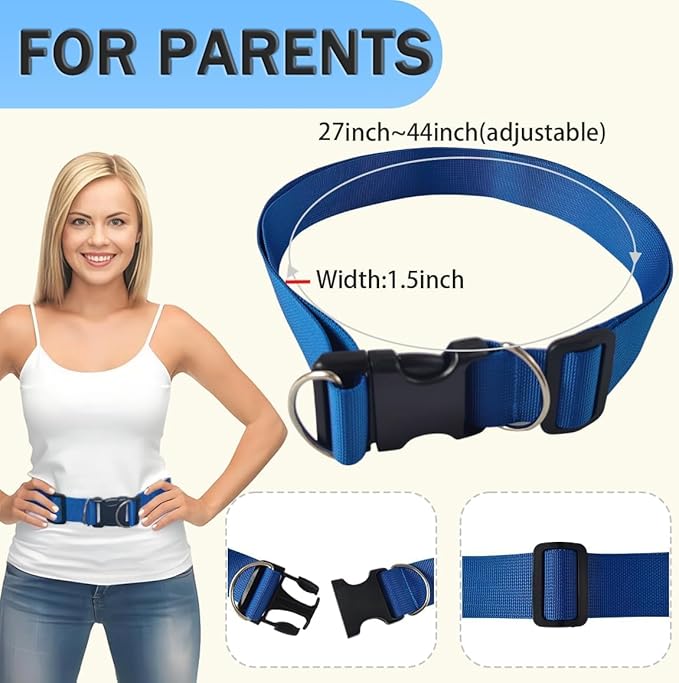 Safety Harness Leash for Special Needs Child Aged 3-10 Years,Walking Harness for Older Children with Grip Handle,Adjustable Tether with Autism Awareness Color Matching Straps for Special Needs