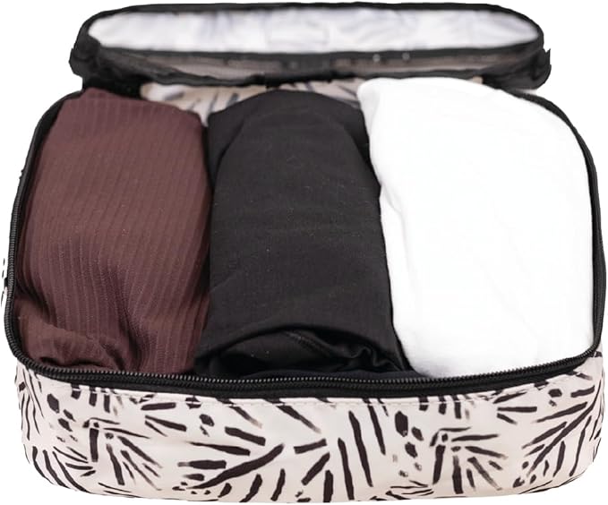 Jadyn Packing Cubes for Travel, 6-Piece Large Packing Cube Organizer Set for Suitcase, Duffel Bag, Luggage, Multiple Sizes Travel Essentials (Desert Foliage)
